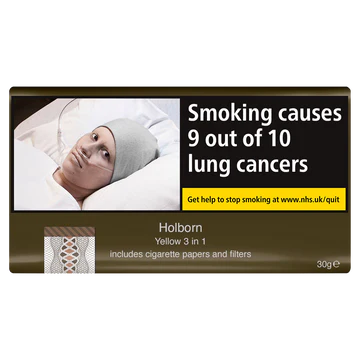 Buy Holborn Yellow Hand Rolling Tobacco - 3 in 1 30g Pouch